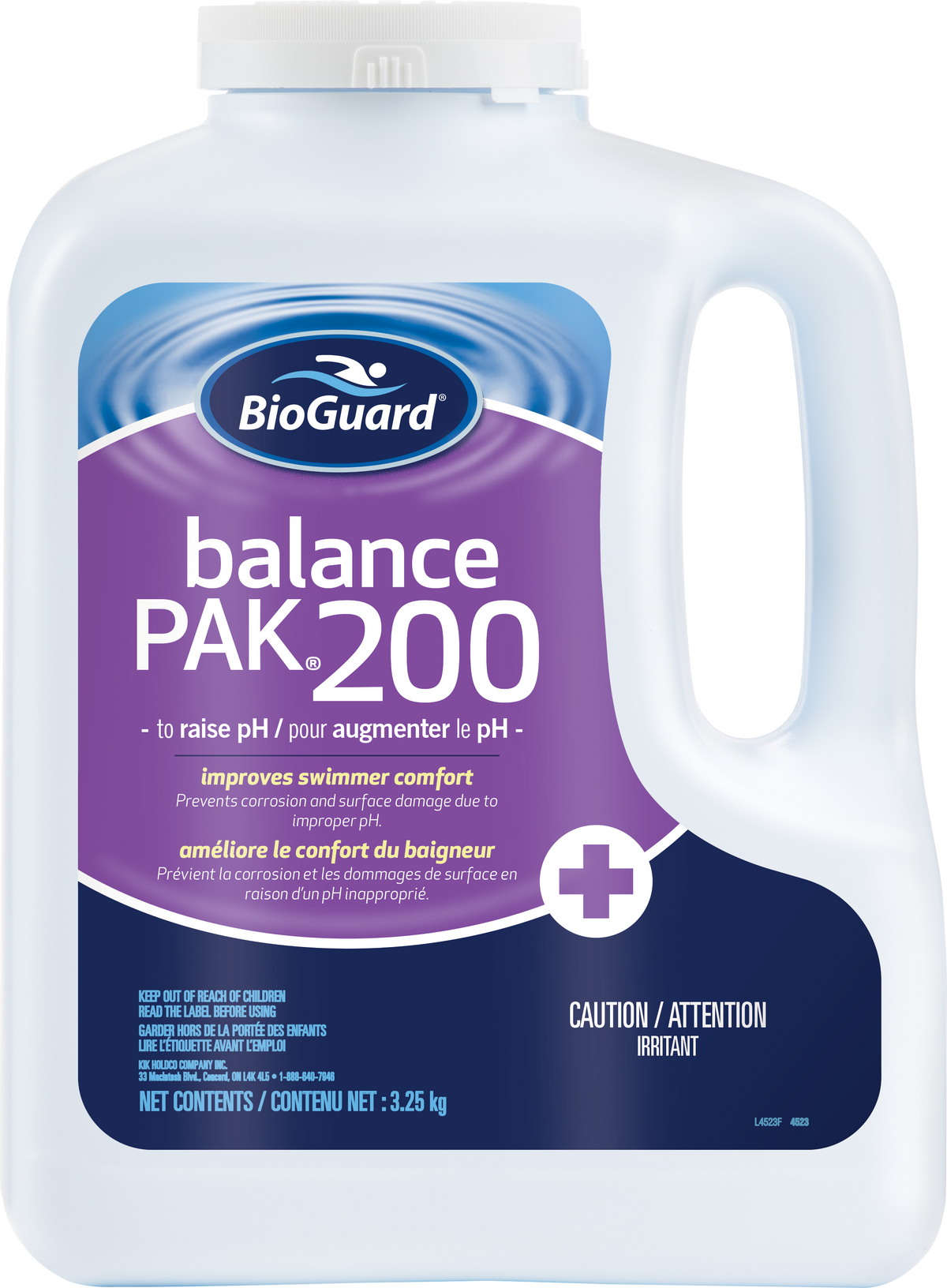 pH + de piscine / Balance PAK® 200 de Bioguard®