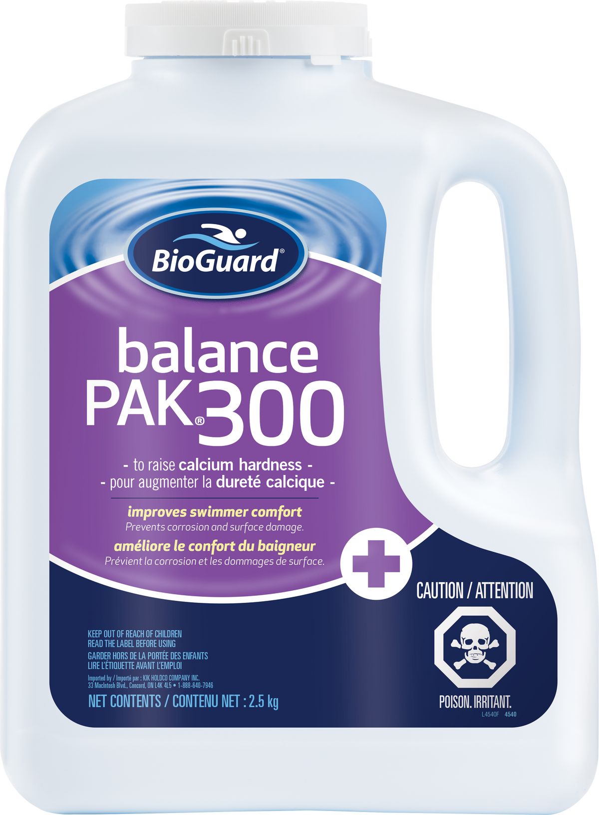 Calcium en flocon pour piscine / Balance PAK® 300 de Bioguard®