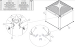 Ensemble de supports 45D pour toile