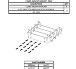 Ensemble de supports de fixation du couvert