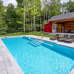 Britannia - Piscine 16' x 35' en fibre de verre Azoria