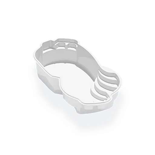 Darlington - Piscine 12' x 25' en fibre de verre Azoria