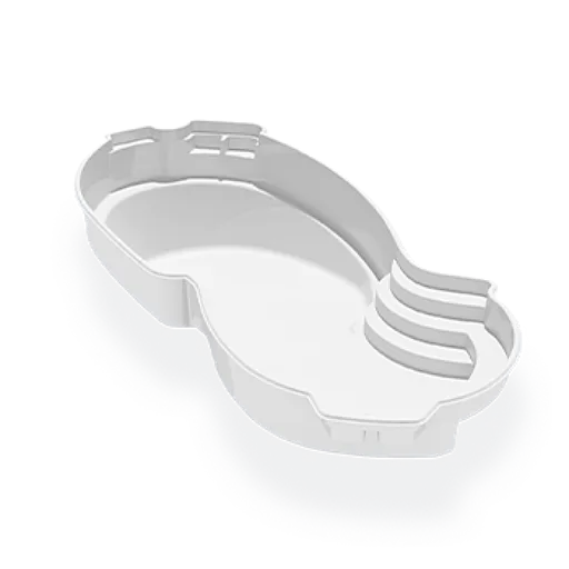 Dover - Piscine 16' x 38' en fibre de verre Azoria