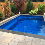 Elora - Piscine 12'4'' x 17'10'' en fibre de verre Azoria