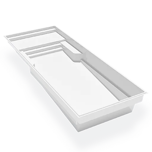 Sauble - Piscine 16' x 41' en fibre de verre Azoria