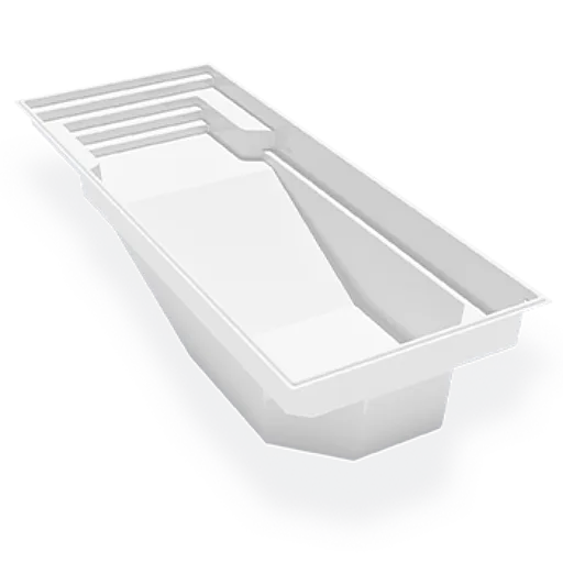 Tofino - Piscine 16' x 40' en fibre de verre Azoria