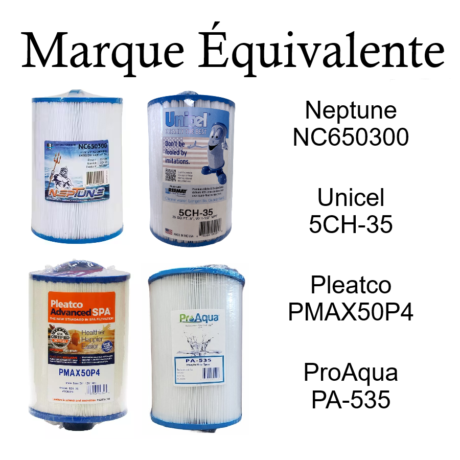 FC-0300, NC650300, 5CH-35, PMAX50P4, PA-535 - Filtre pour spa