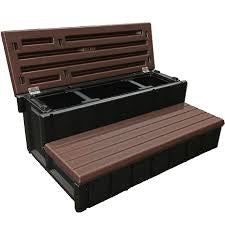 Espresso spa step with storage