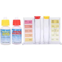 Water Test Kit for pH and Chlorine - Drops