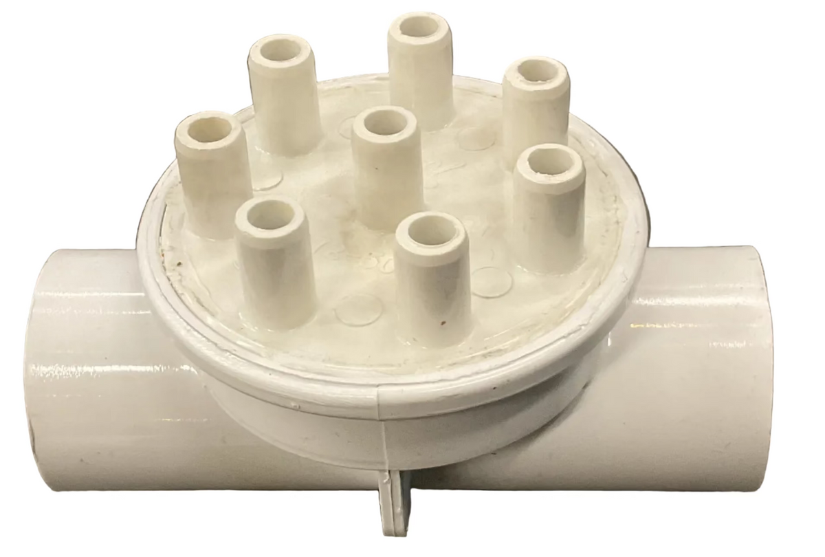 Manifold 1" S x 1" S x (8) 3/8" B