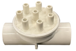 Manifold 1" S x 1" S x (8) 3/8" B