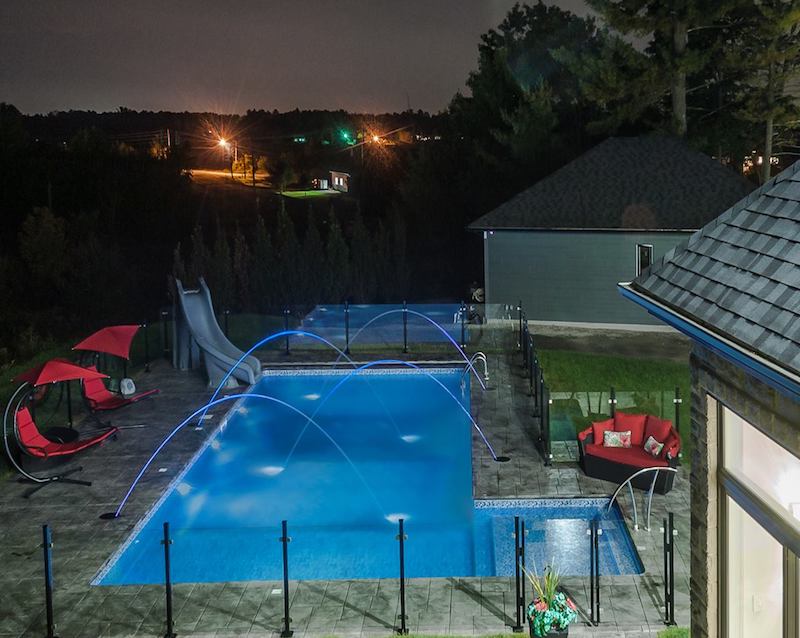 Toile de remplacement pour piscine creusée sur mesure