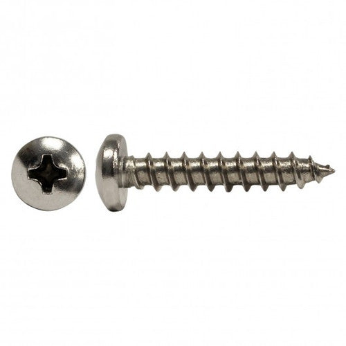 12 x 1-1/2 Stainless Steel Dome Head Star Screw