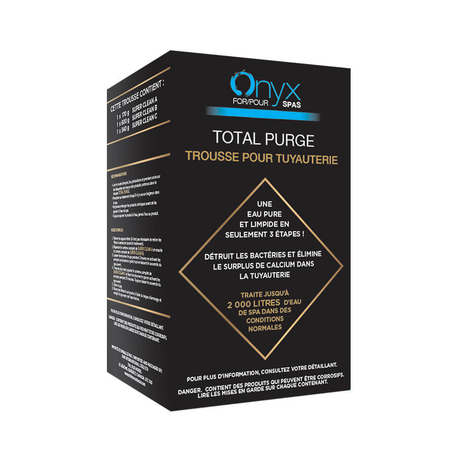Trousse de nettoyage de spa Total Purge Onyx