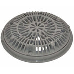 Couvercle et anneau de drain de fond Gris foncé Style Hayward