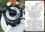 Vis de couvercle Hayward SPX0714Z1 pour valve multiport Vari-Flo XL SP0714T (ensemble de 6)