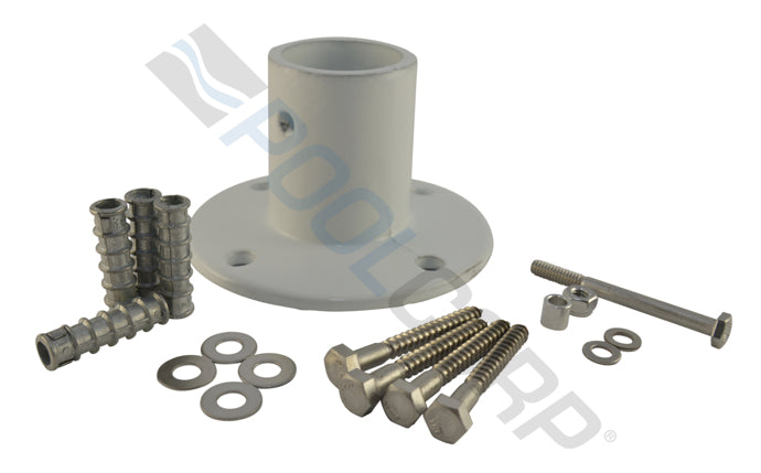 Ancrage Flange a Deck en Metal avec Quincaillerie