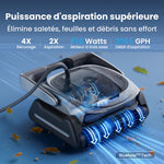 Bublue Bubot 800P Gen2 Multifonction 4-en-1 avec navigation par IA et alimentation filaire illimitée