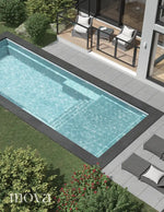 Piscine à plage 12 x 37 Mova