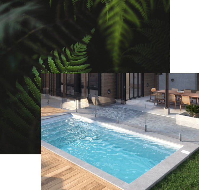 Piscine à fond plat 9 x 24 Mova