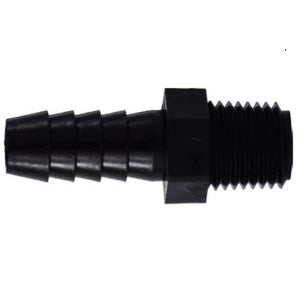 ADAPTER 3/8 BARB X1/4 MPT METAL