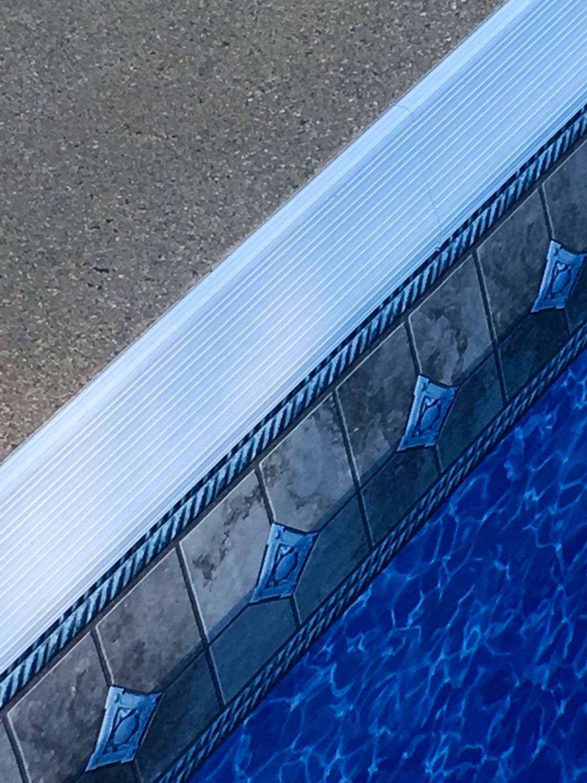 White PVC Border for 4" "Deluxe" Aluminum Edging, 10' Length