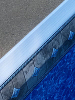 White PVC Border for 4" "Deluxe" Aluminum Edging, 10' Length